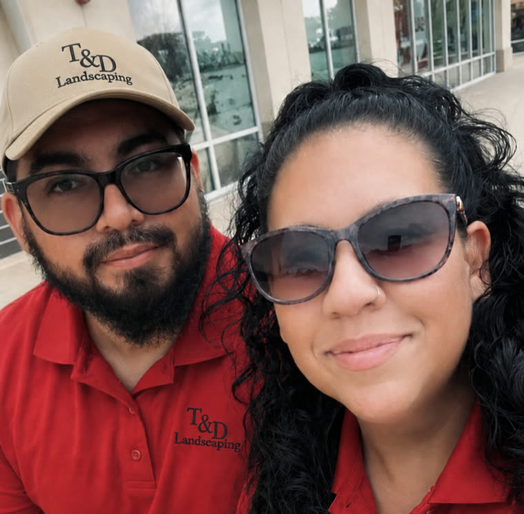 Jose (Beto) and Sandy Hernandez, owners of T&D Landscaping